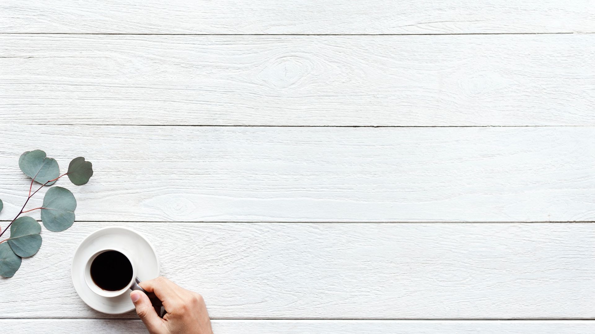 Picture of Coffee, Green background